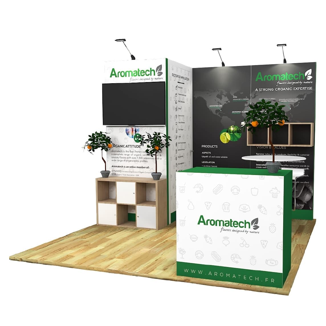 10 x 10 Las Vegas Trade Show Display Rental 1.4