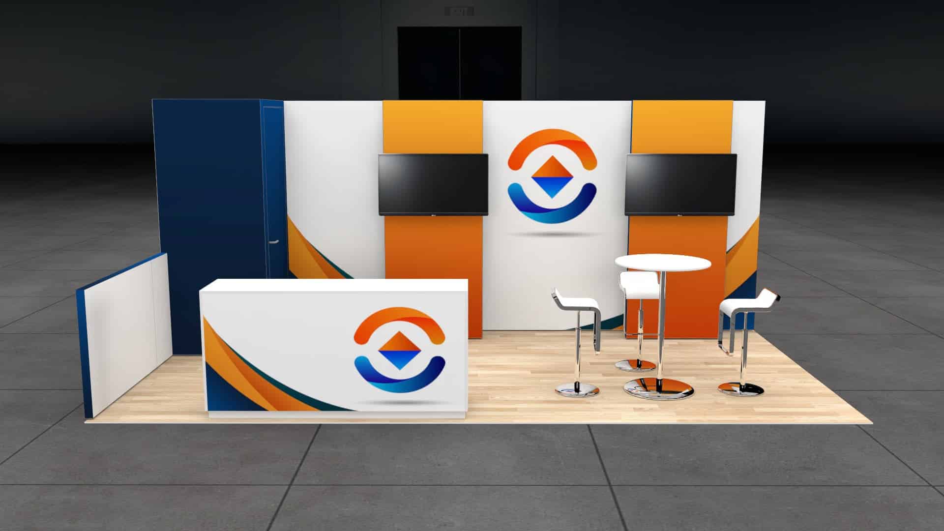 10 x 20 Trade Show Exhibit Rental