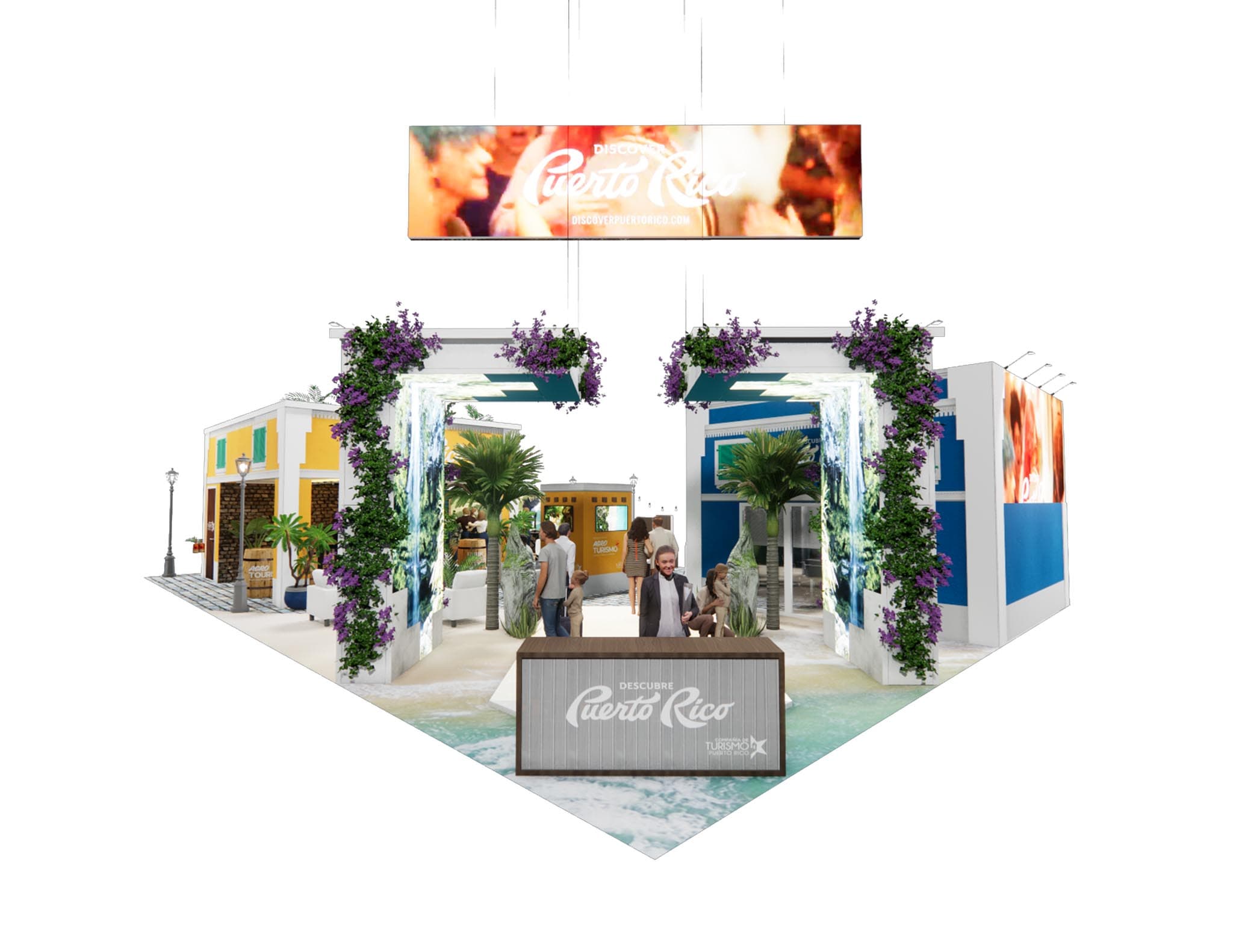 40 x 60 Double Deck Trade Show Booth Rental