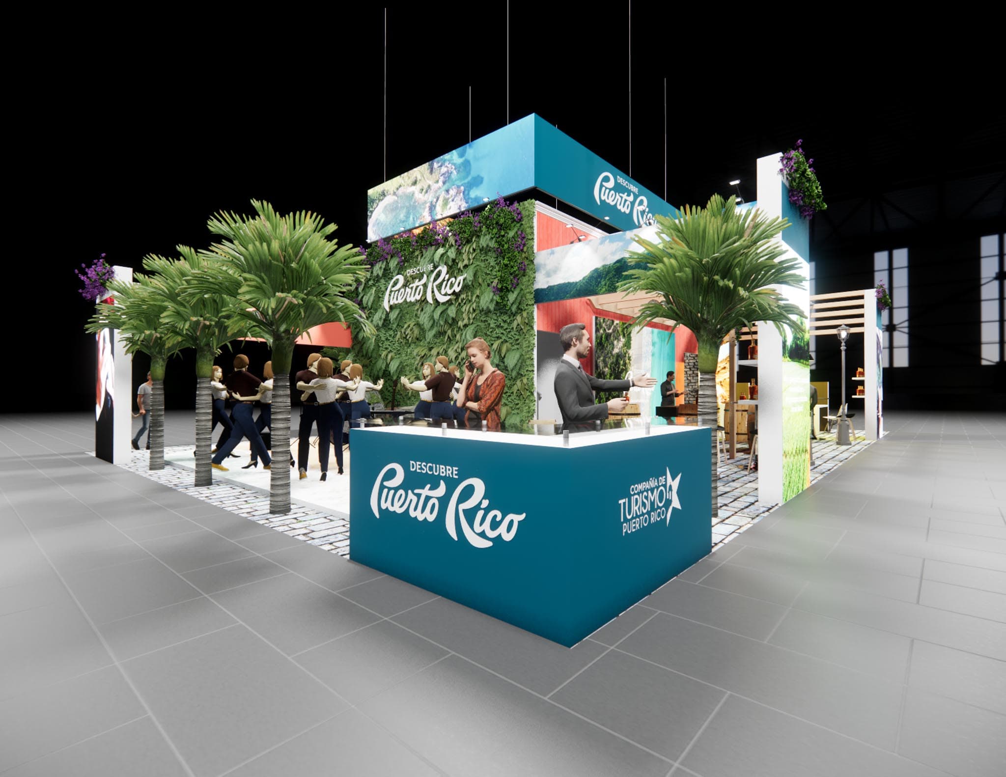 40 x 60 Double Deck Trade Show Exhibit Rental