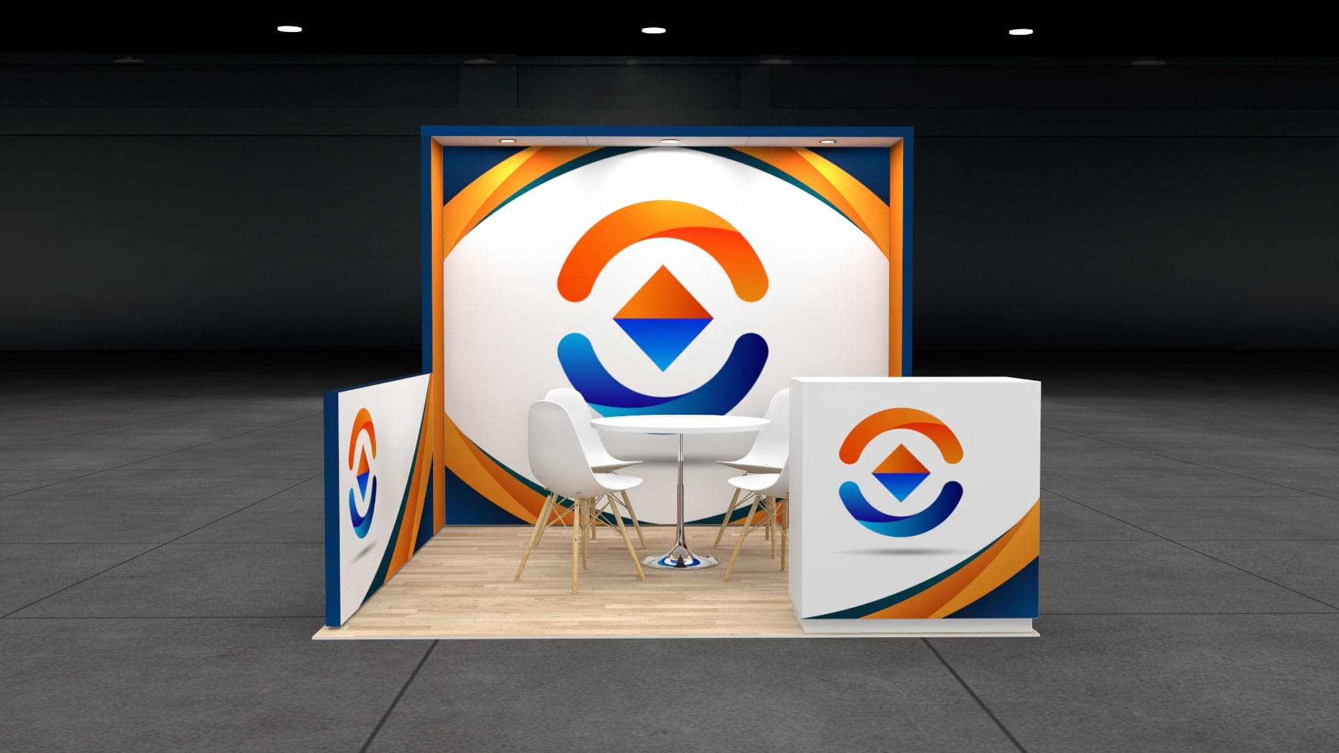 10 x 10 Orlando Trade Show Exhibit Rental