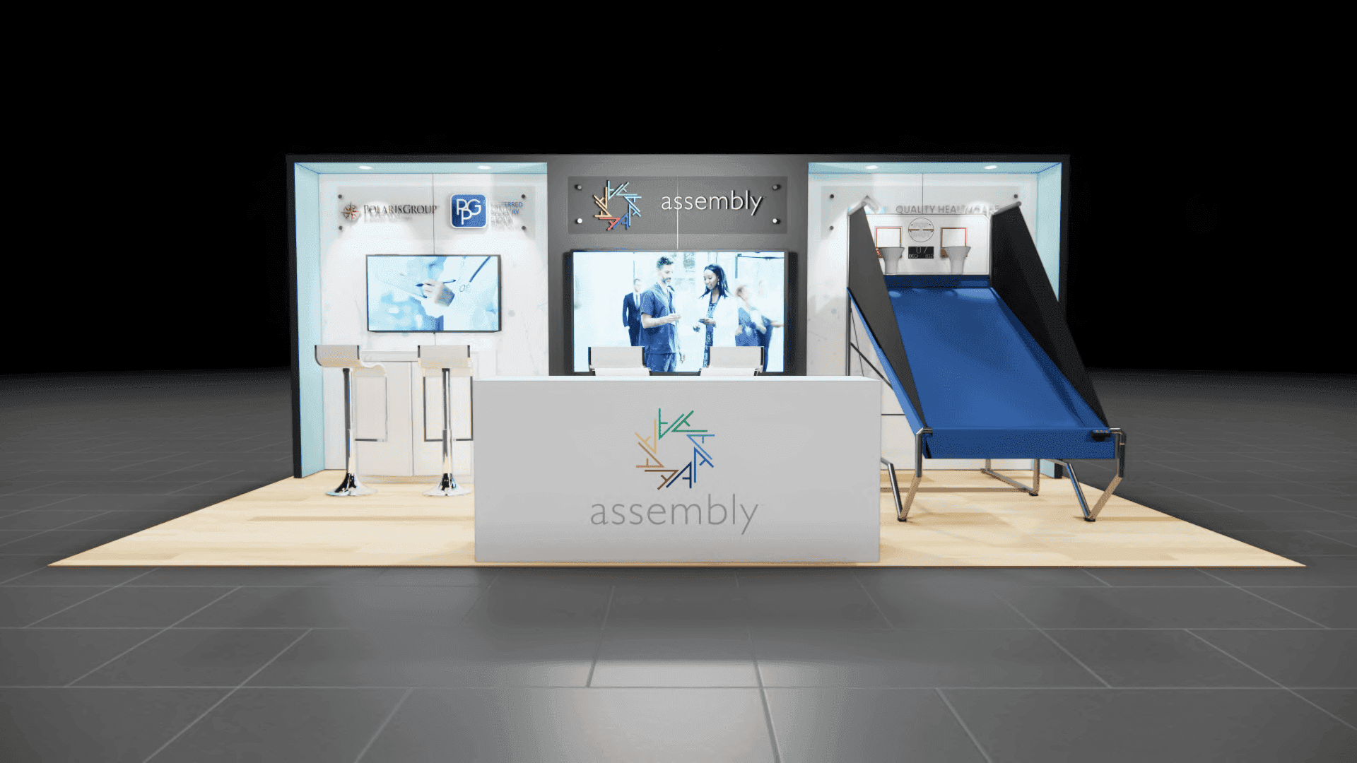 10 x 20 Chicago trade show booth rental – clinical lab expo