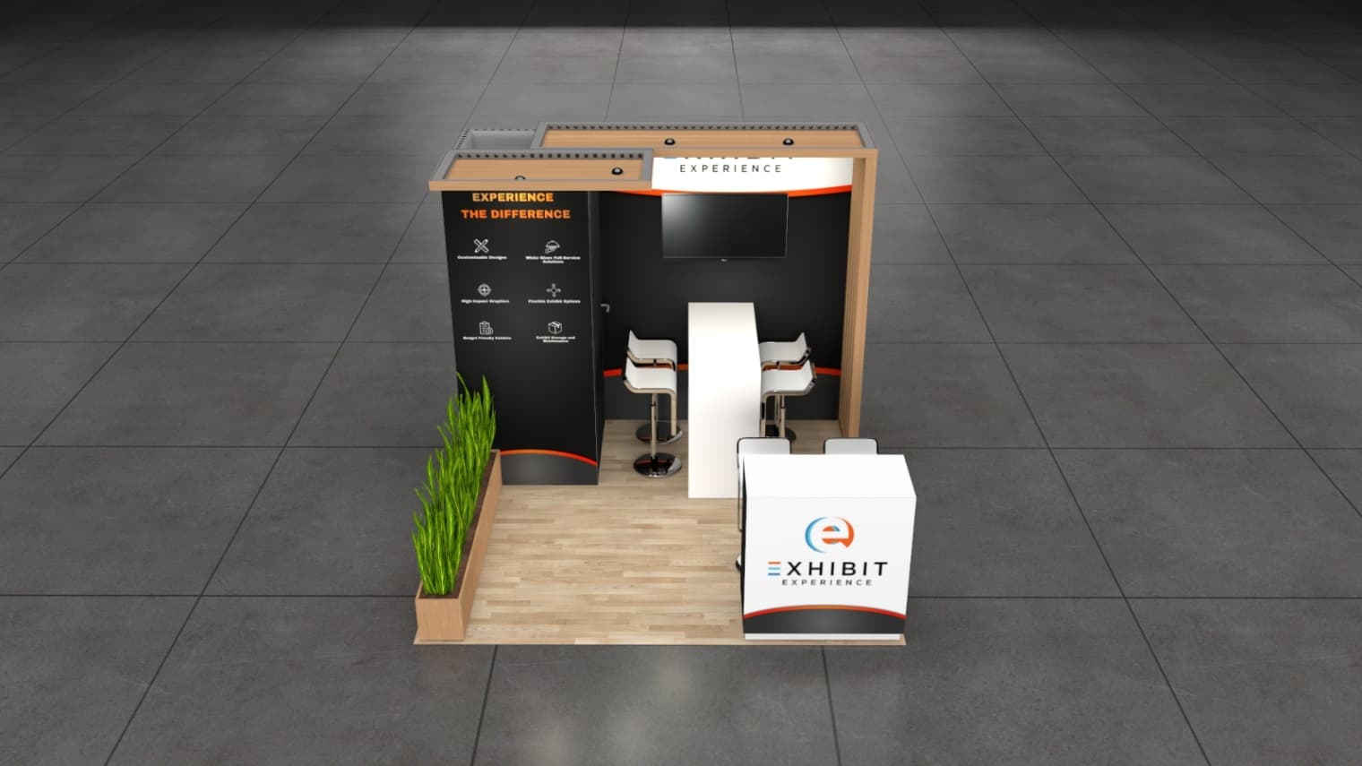 10x10 Exhibit Rentals representative catalog exhibit 10 x 10 Affordable Trade Show Exhibit Rental Package - Option 1