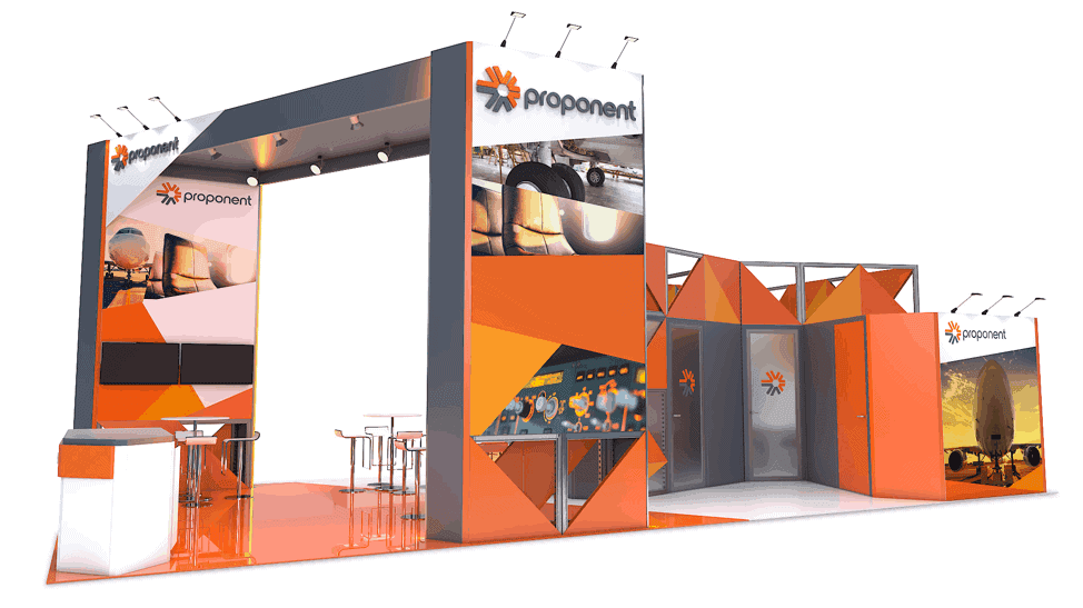 20 x 40 Las Vegas Exhibit Rental