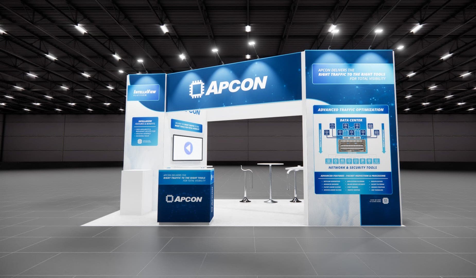 Premier 20x20 Trade Show Exhibit Rental in Las Vegas