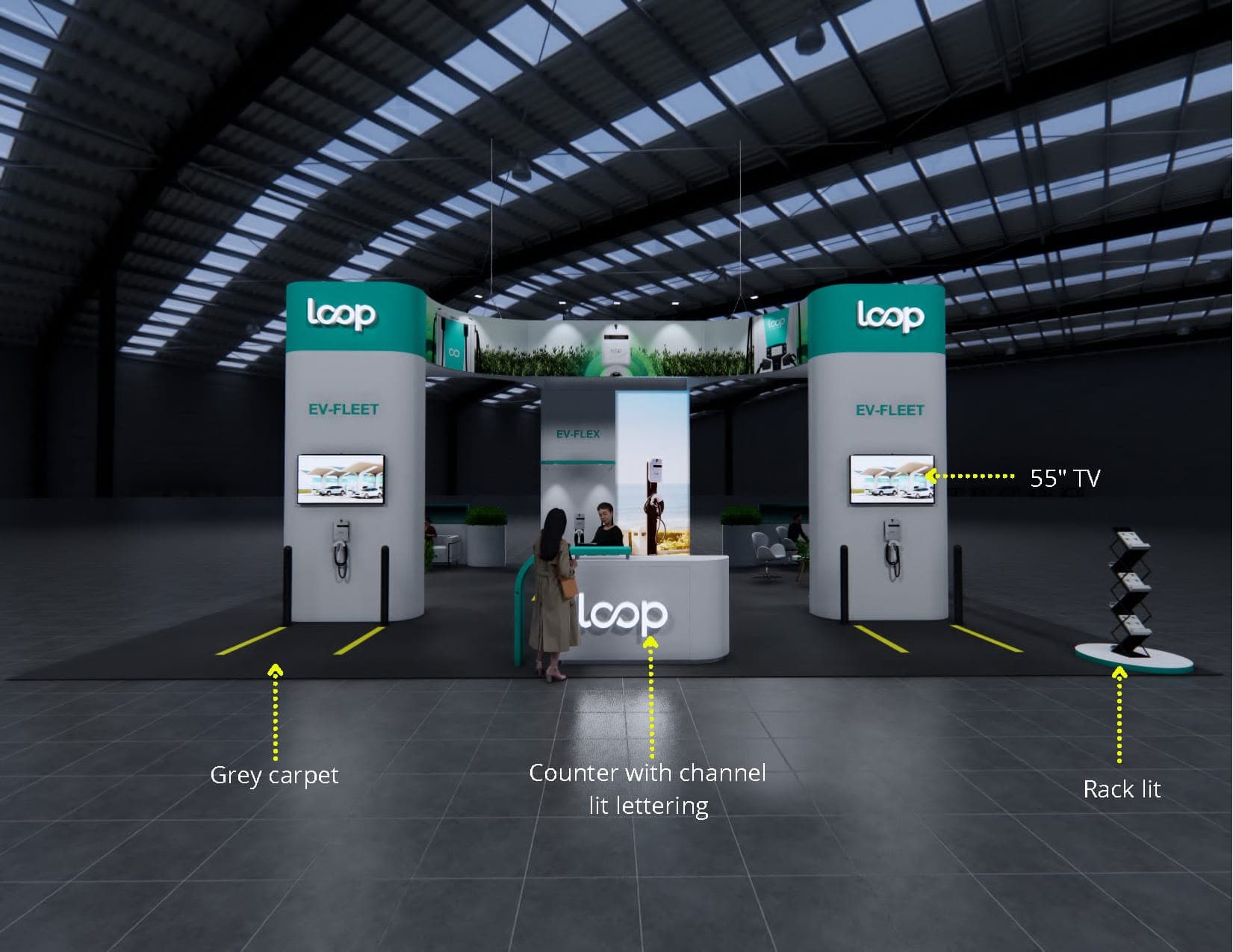 CES Las Vegas trade show booth 30 x 40