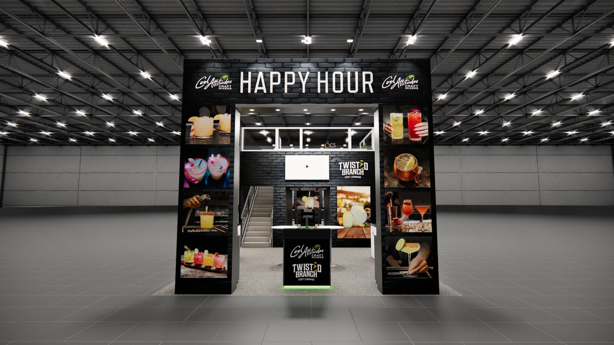 20x40 Exhibit Rentals representative catalog exhibit 20 x 40 Double Deck Trade Show Booth Rental