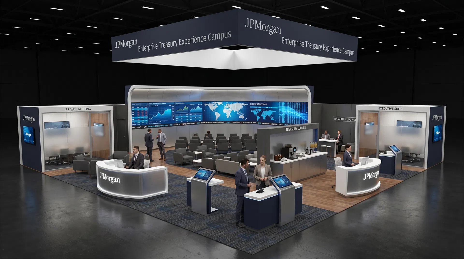 60 x 60 Orlando Trade Show Exhibit Rental 07