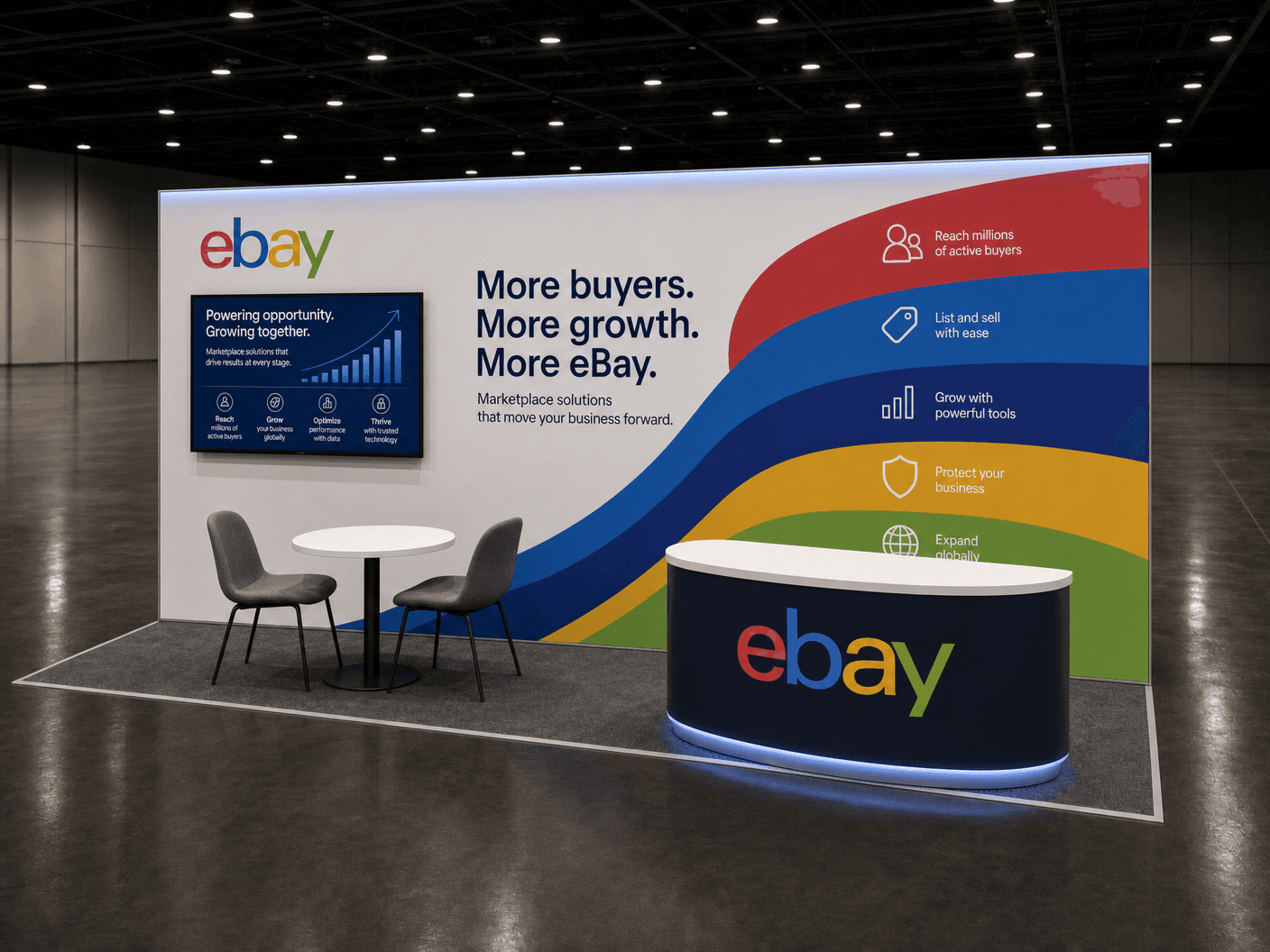 10 x 20 Orlando Trade Show Exhibit Rental 34