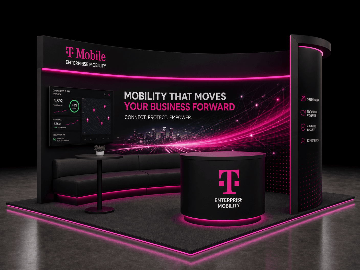 10 x 20 Orlando Trade Show Exhibit Rental 58