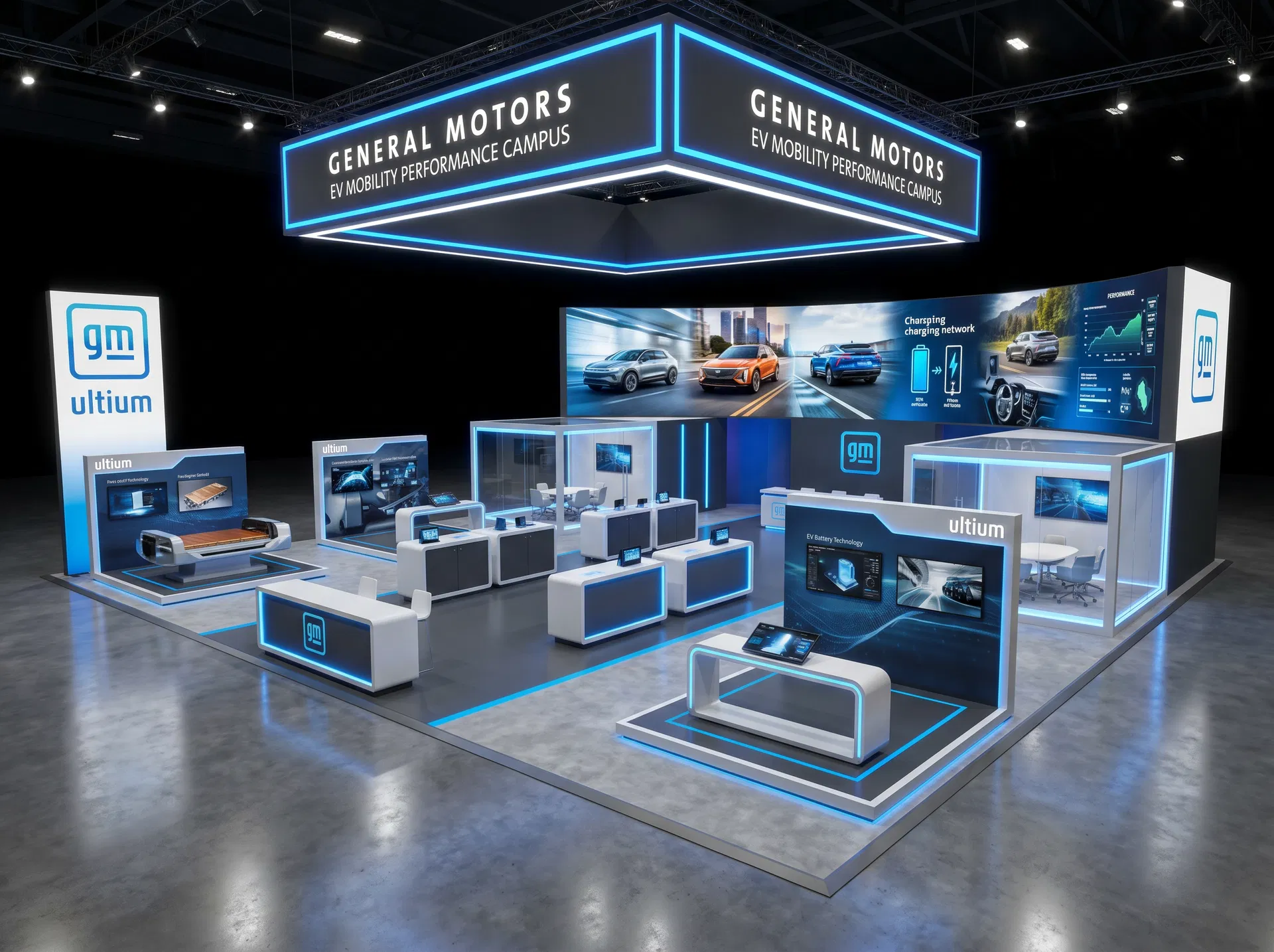 50 x 50 Orlando Trade Show Exhibit Rental 10