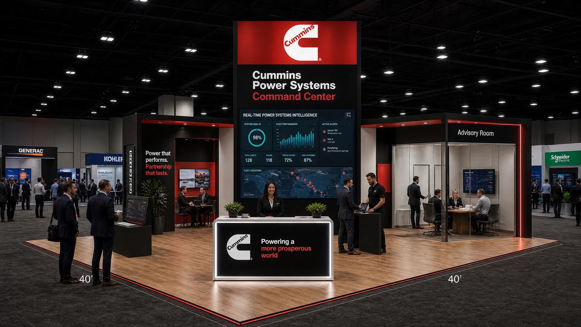 40 x 40 Orange County Convention Exhibit Rental 17