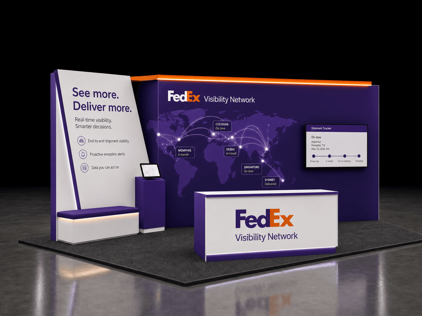 10 x 20 Orange County Convention Exhibit Rental 47