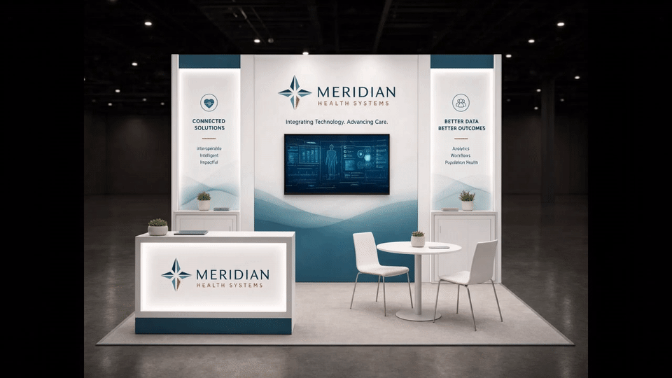 10 x 10 Orlando Trade Show Exhibit Rental 13