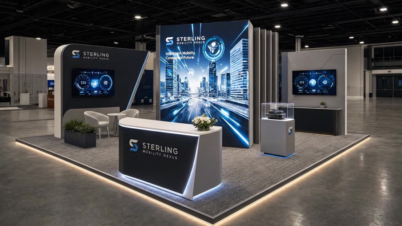 20 x 20 Fort Lauderdale Trade Show Exhibit Rental 15