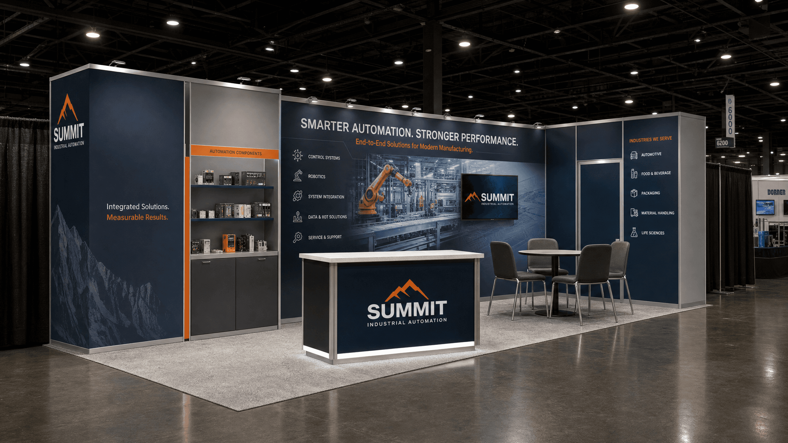 10 x 20 Miami Trade Show Exhibit Rental 17