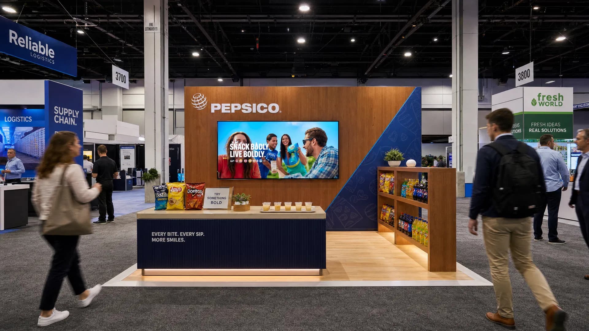 10 x 20 Florida Trade Show Exhibit Rental 09