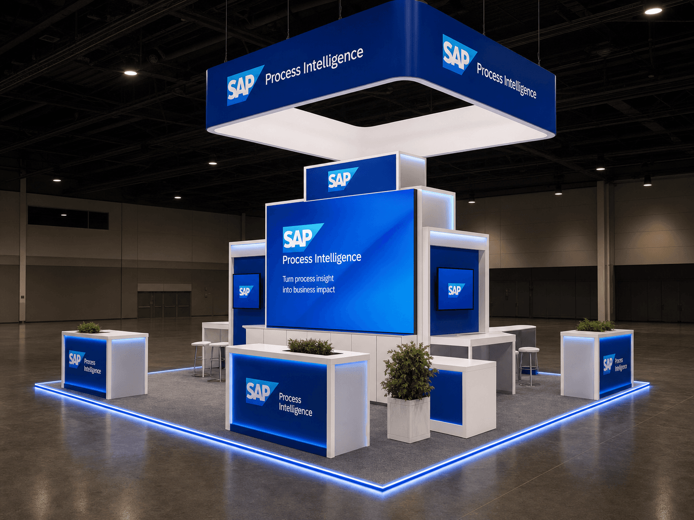 20 x 20 Orlando Trade Show Exhibit Rental 31