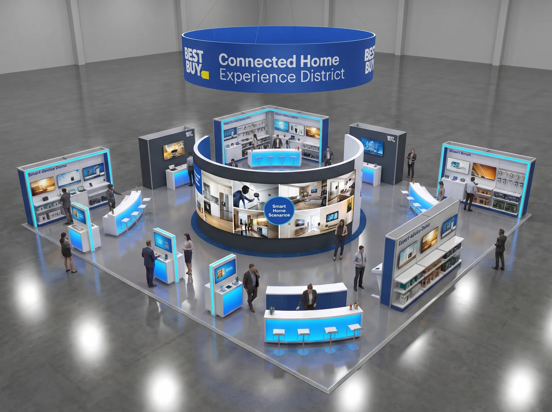 50 x 50 Fort Lauderdale Trade Show Exhibit Rental 18