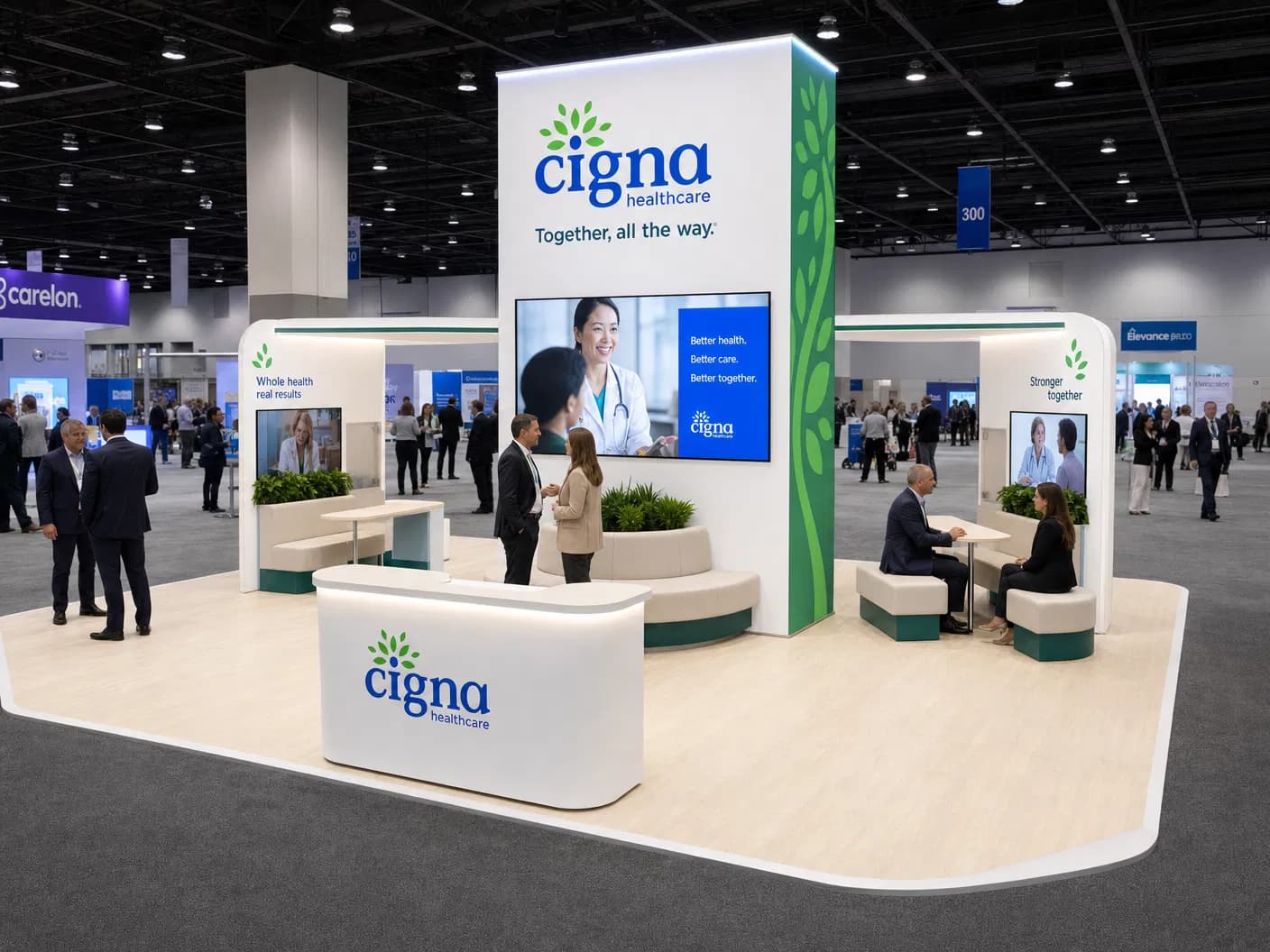 20 x 30 Miami Beach Convention Exhibit Rental 09