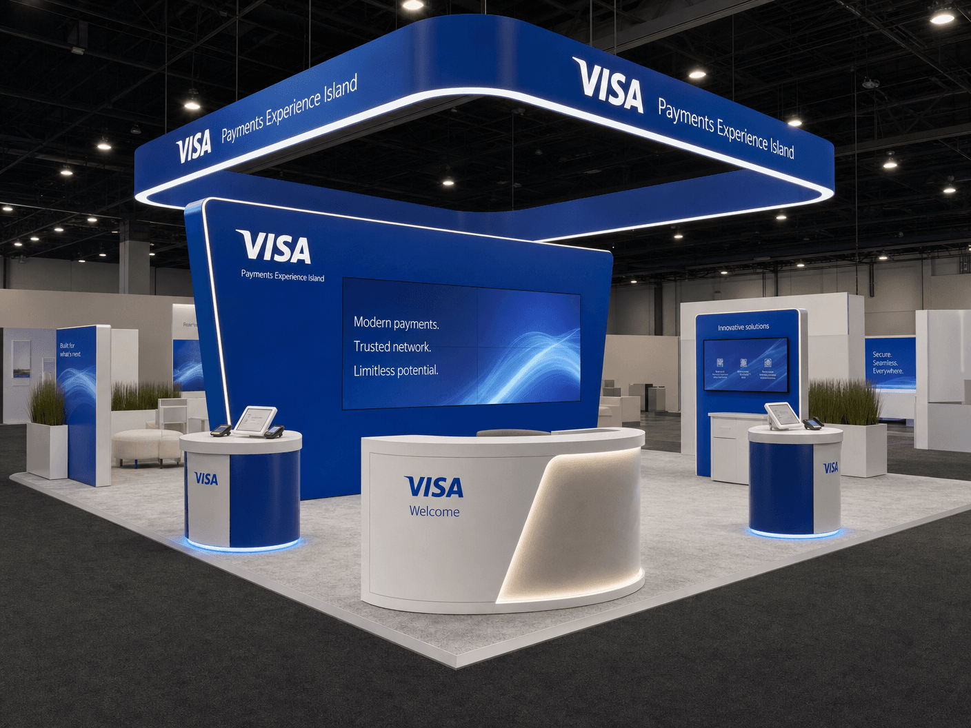 20 x 20 Fort Lauderdale Trade Show Exhibit Rental 27