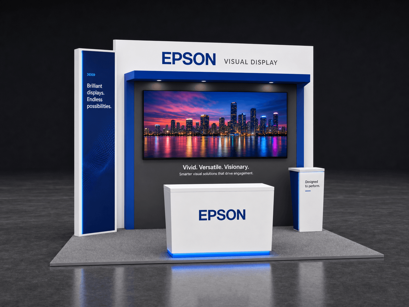 10 x 10 Fort Lauderdale Convention Exhibit Rental 58