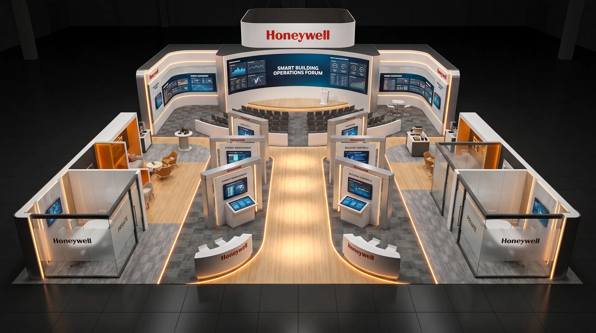 60 x 60 Fort Lauderdale Trade Show Exhibit Rental 15