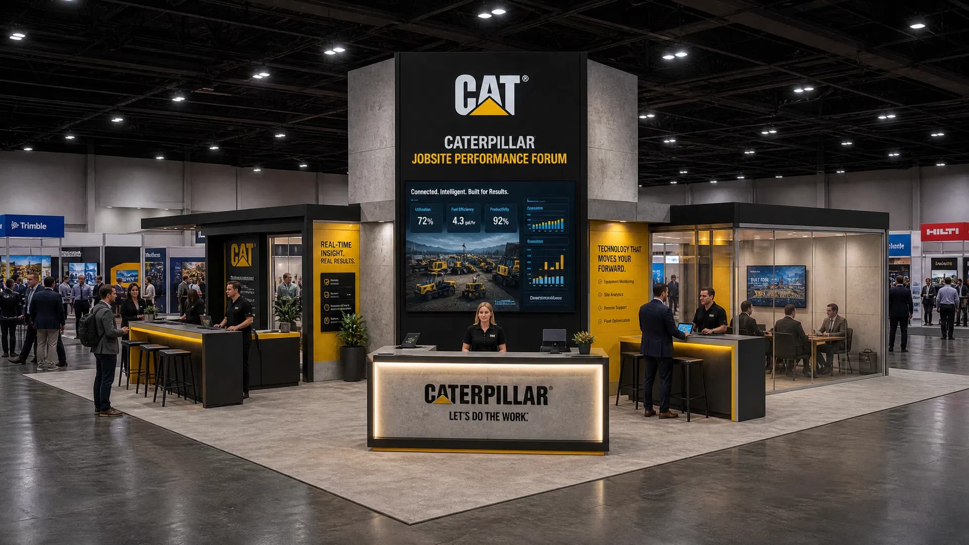 40 x 40 Miami Trade Show Exhibit Rental 11