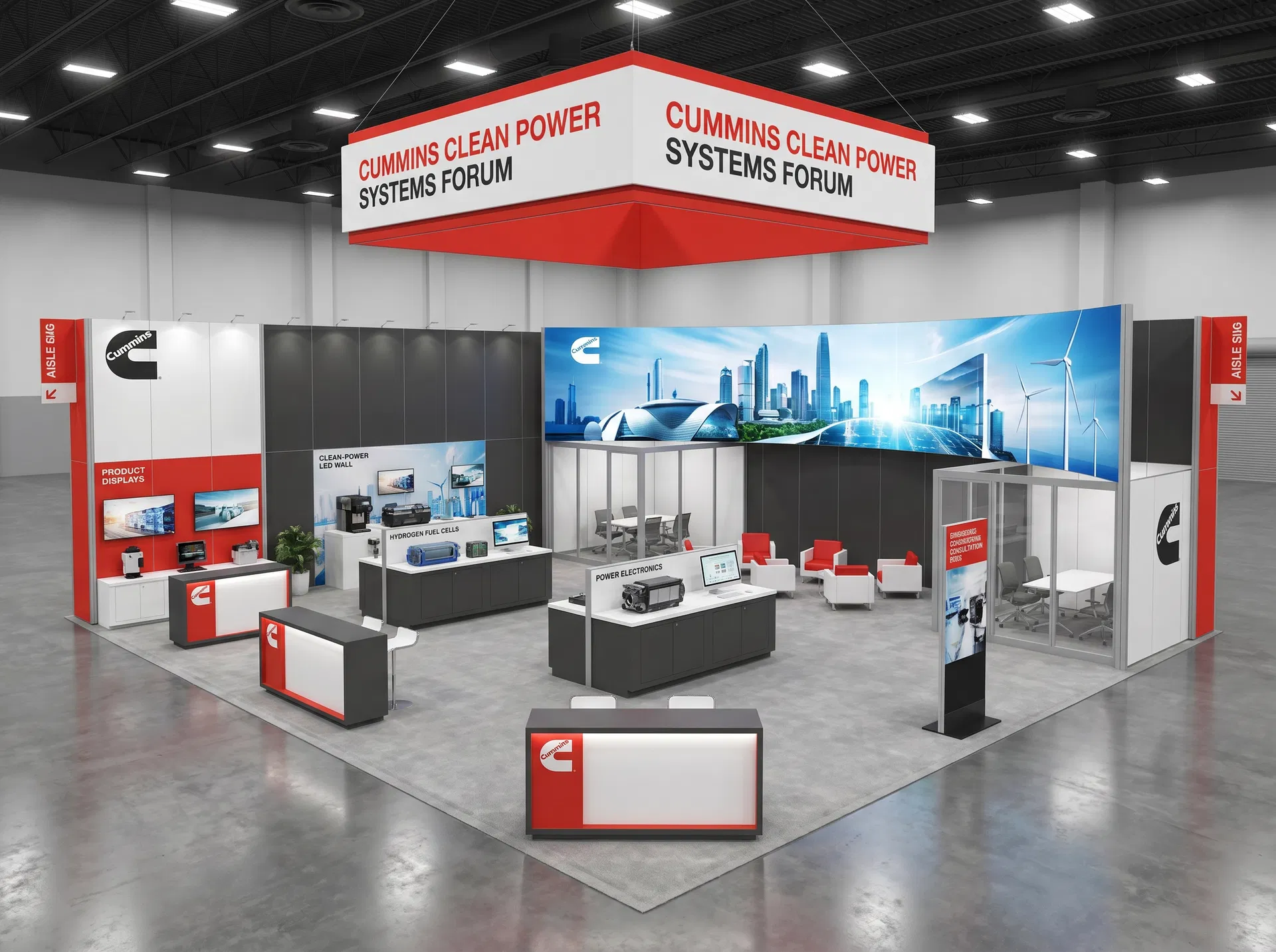 50 x 50 Orlando Expo Booth Rental Rental 25