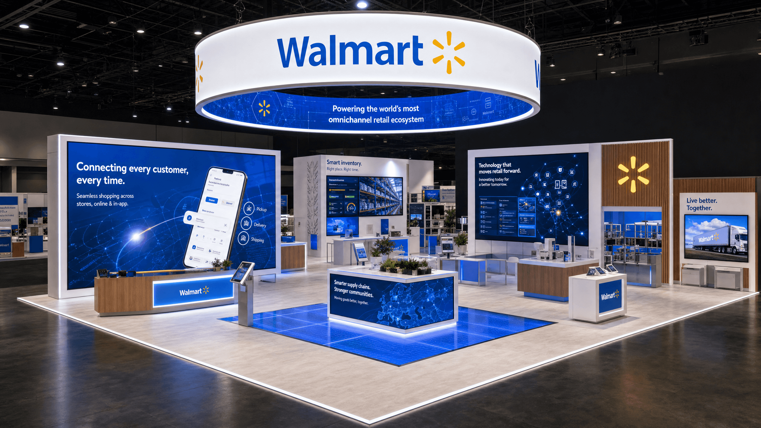 20 x 40 Fort Lauderdale Trade Show Exhibit Rental 09