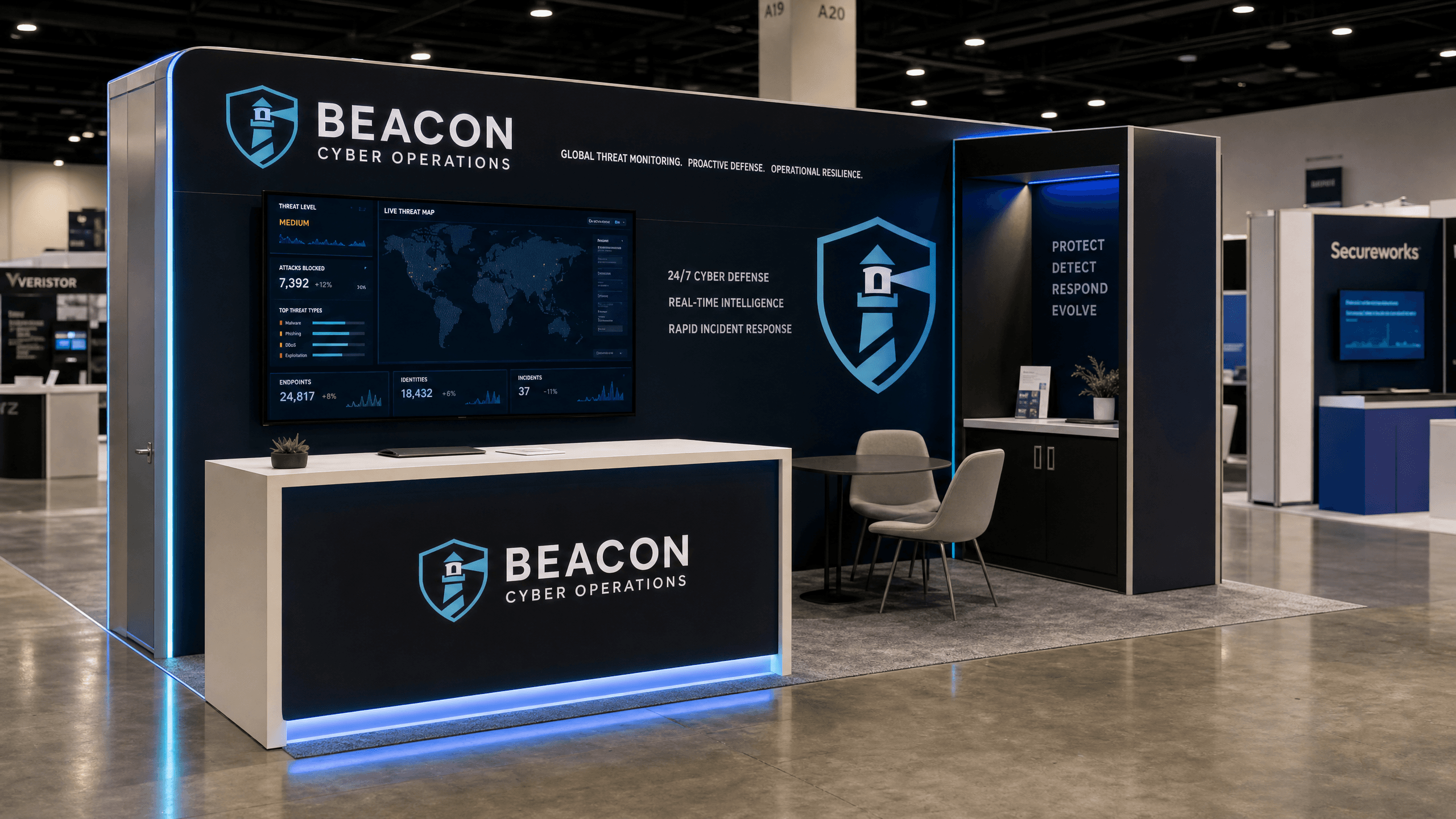 10 x 20 Miami Beach Convention Exhibit Rental 15