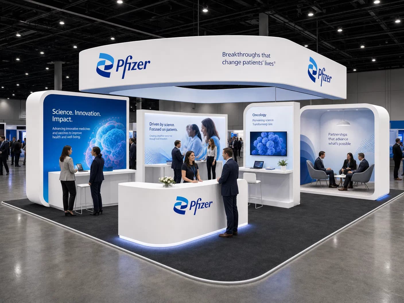 30 x 30 Fort Lauderdale Trade Show Exhibit Rental 06