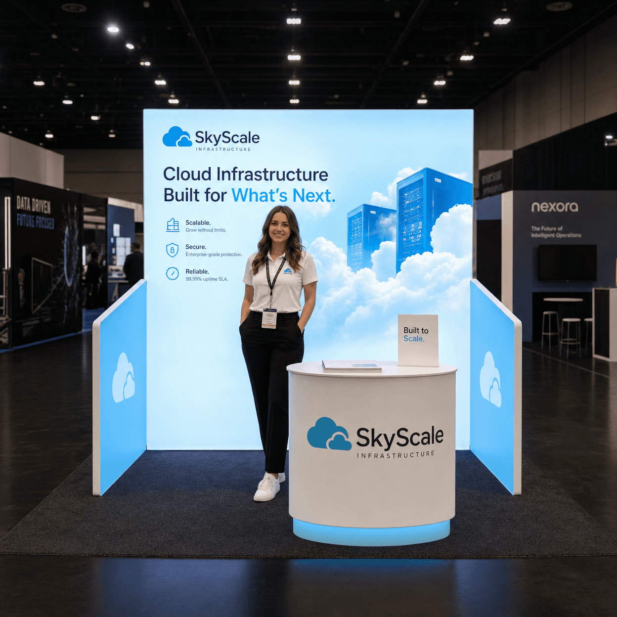 10x10 LED Display Exhibit for RSNA in Chicago