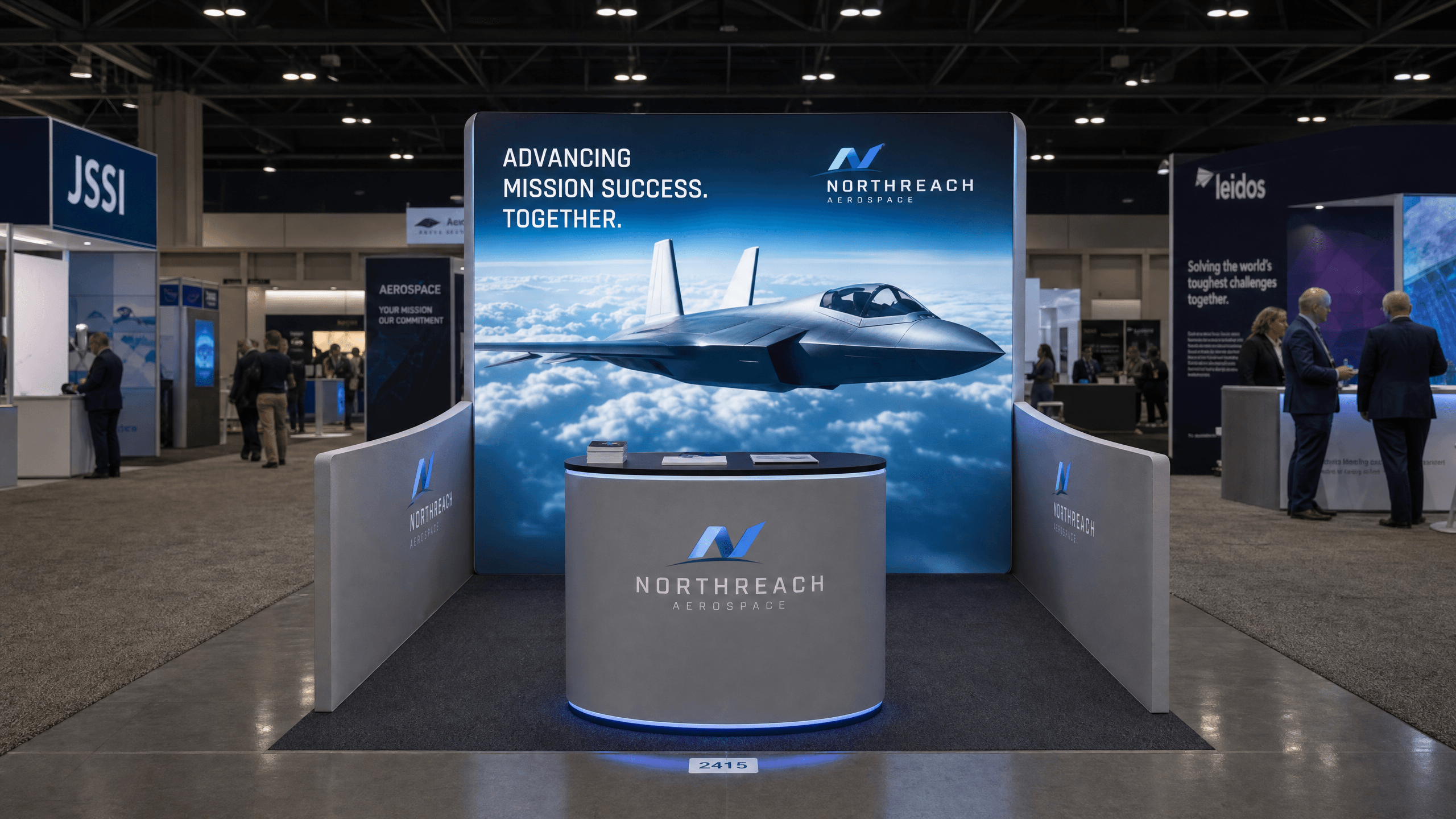 NBAA-BACE 10x10 LED Technology Exhibit for Aerospace Firms