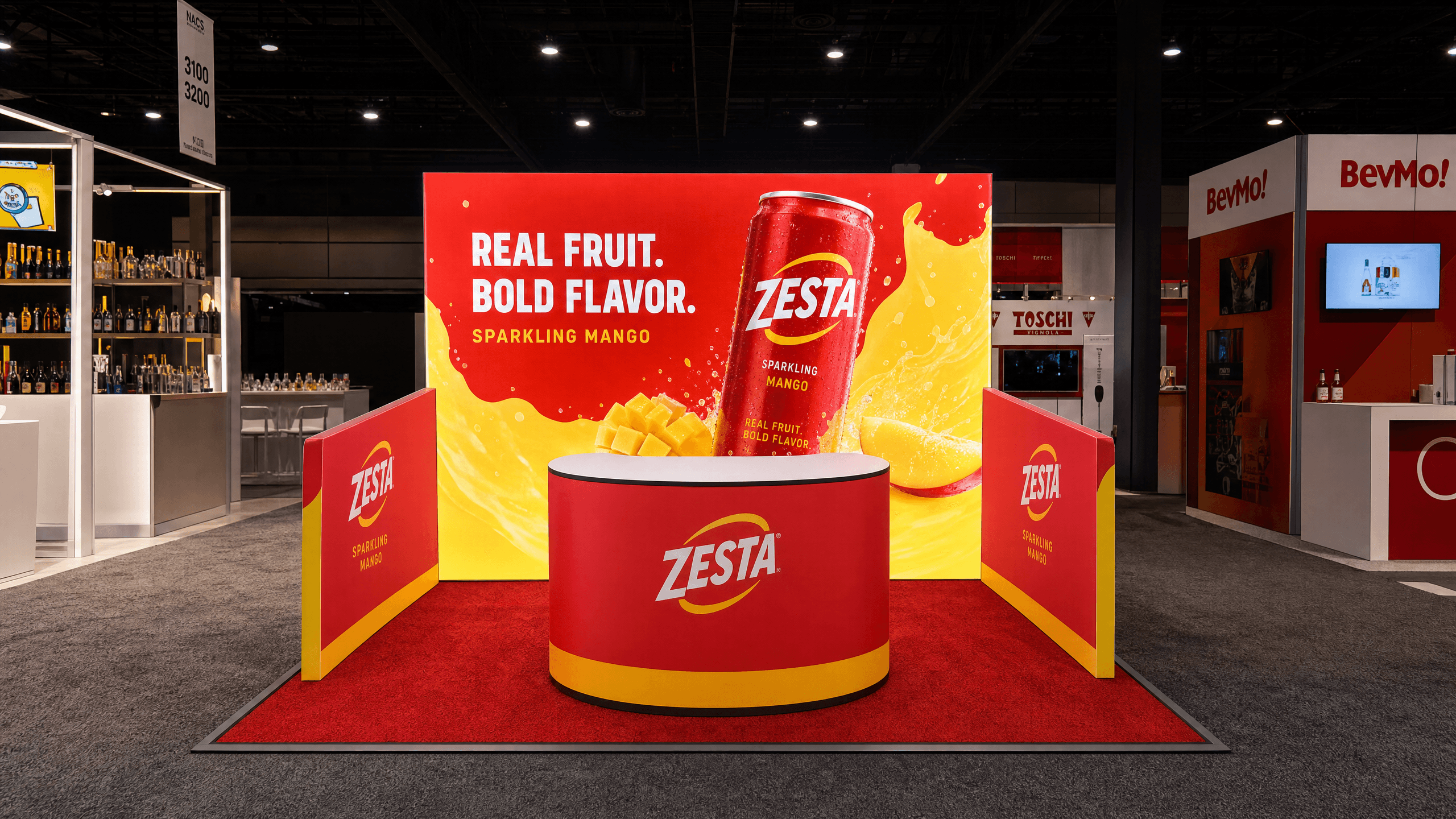 Natural Products Expo Dynamic LED Exhibit – 10x10 Beverage Brands
