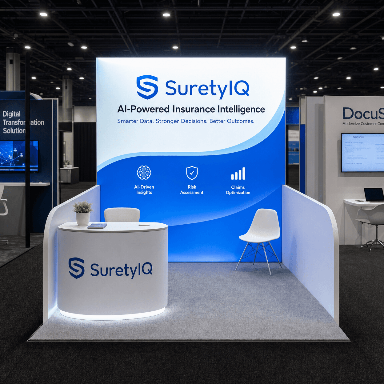 10x10 LED Trade Show Exhibit for InfoComm in Orlando