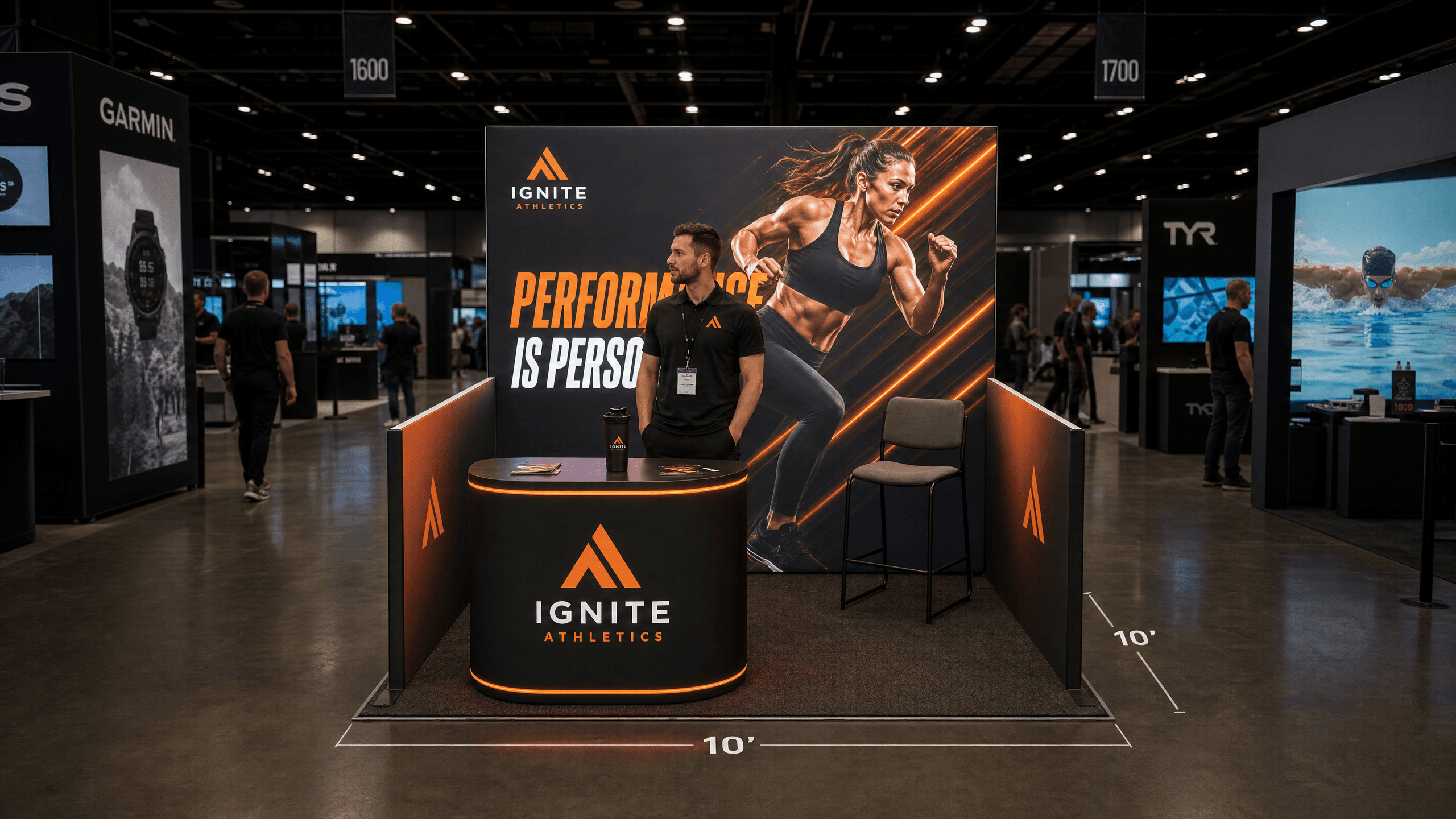 SHOT Show LED Panel Exhibit – 10x10 Sports Brands