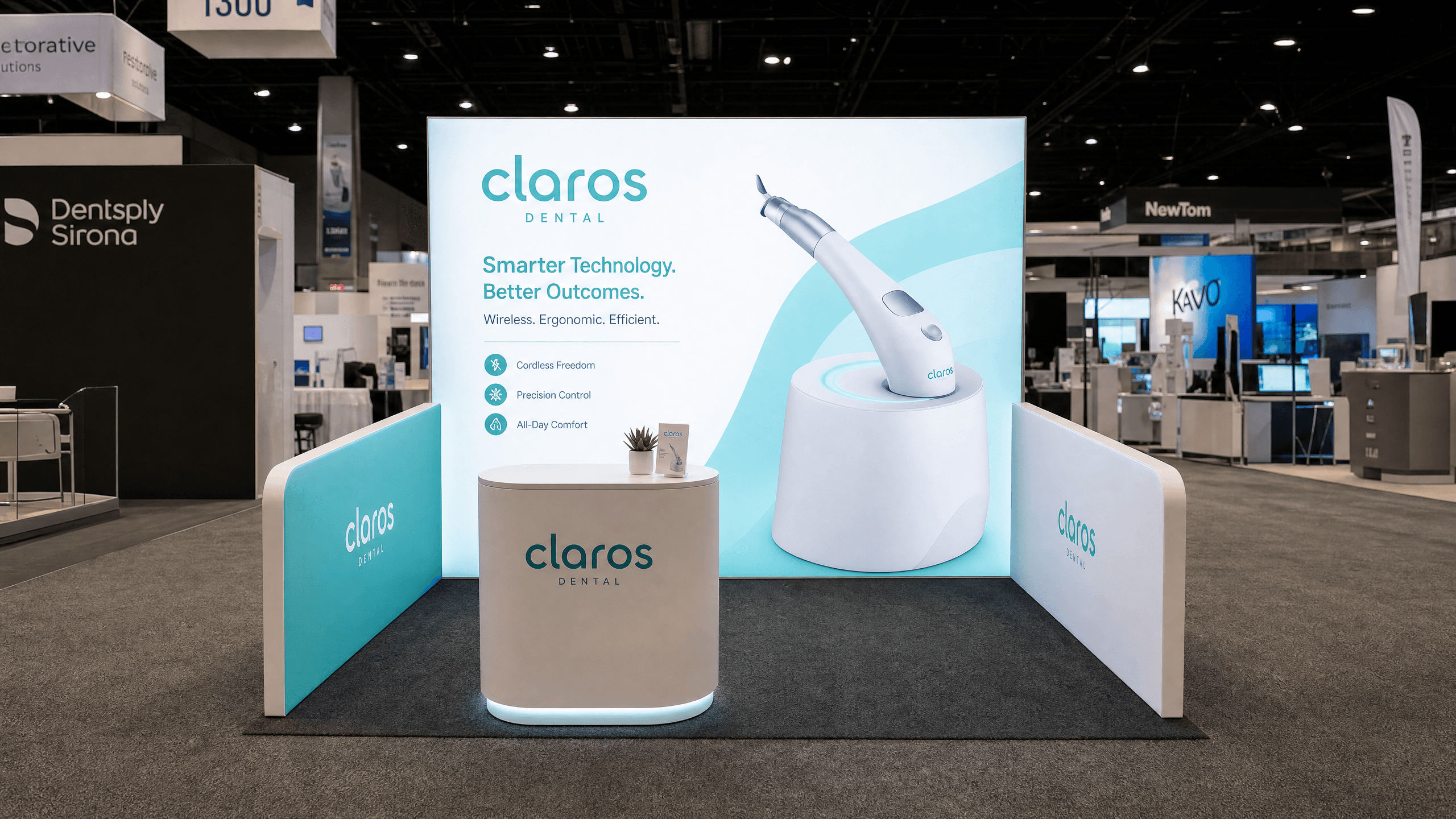 10x10 LED Exhibit Rental for Natural Products Expo West Anaheim