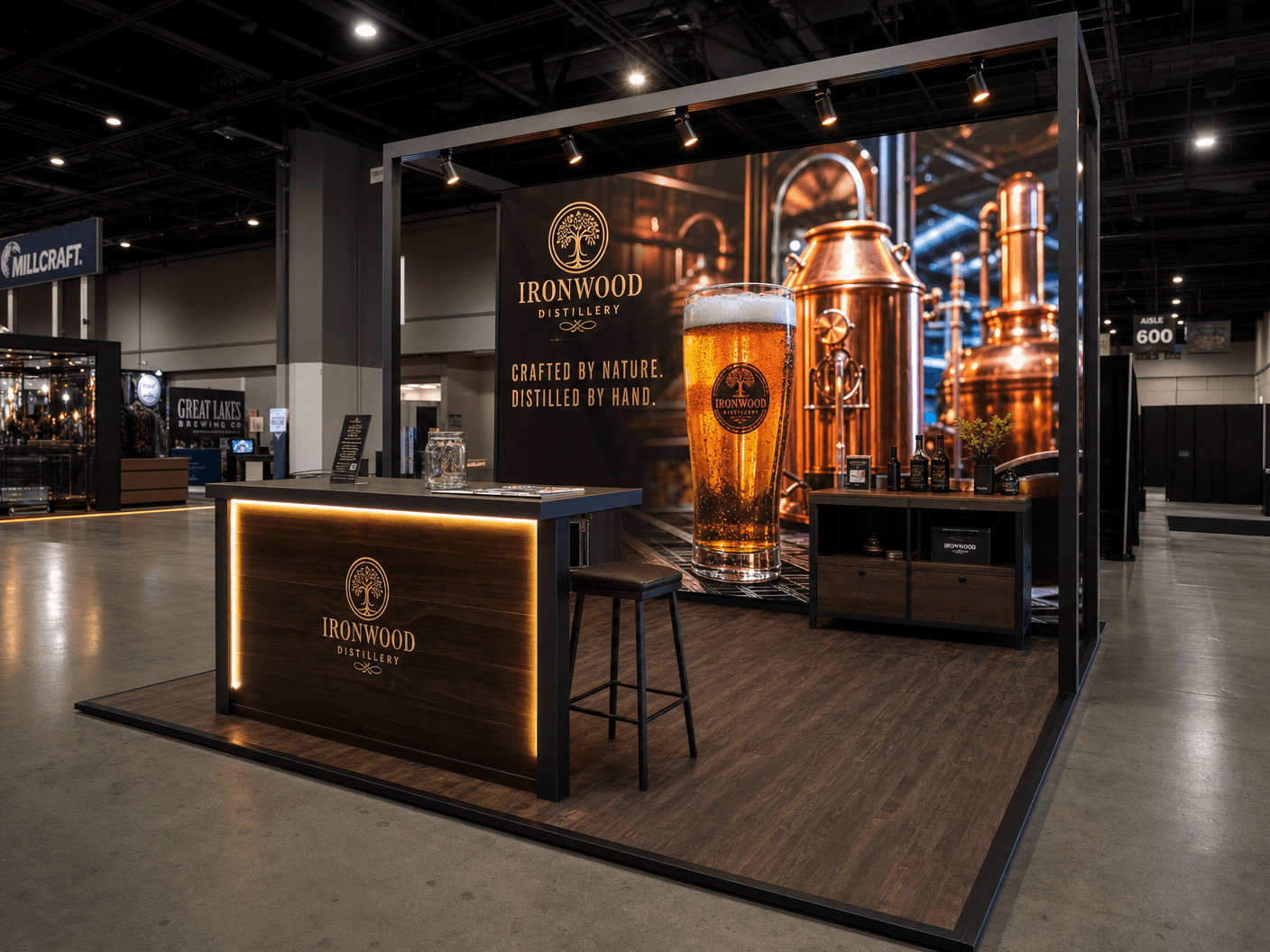 World of Concrete LED Exhibit – 10x20 Technology Companies