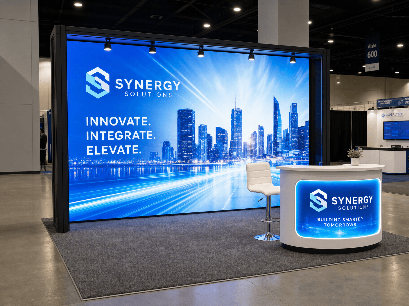 10x20 LED Exhibit Rental for NAB Show Las Vegas