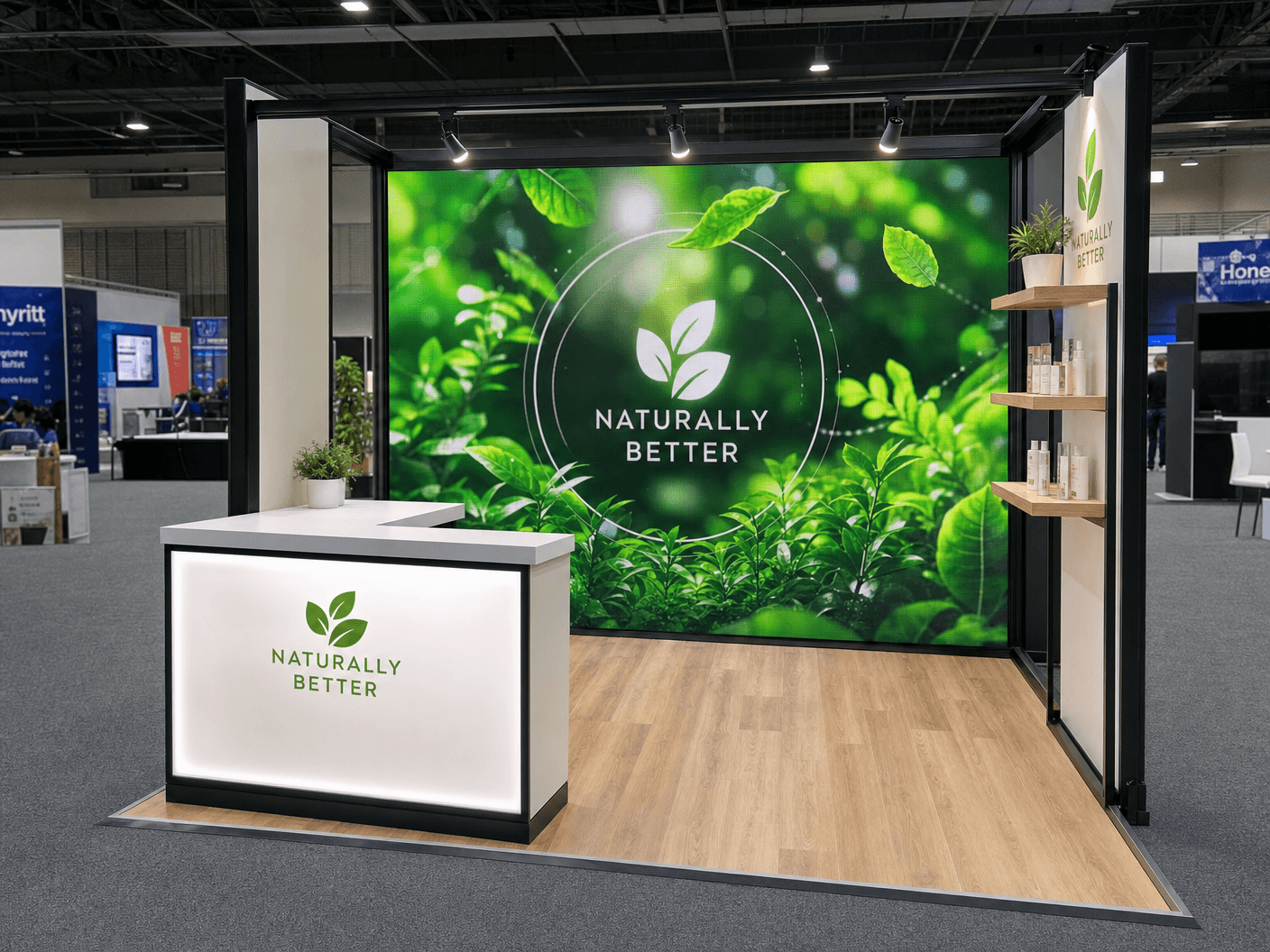 MAGIC 10x20 LED Panel Exhibit – Beauty Brands