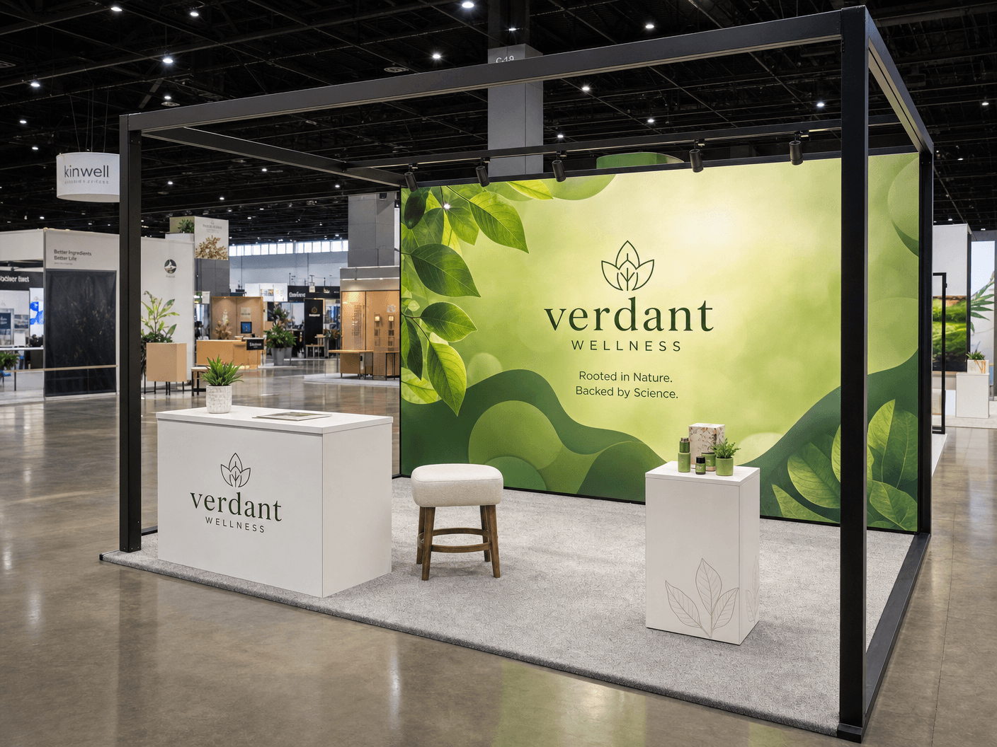 10x20 LED Trade Show Exhibit for Surf Expo in Houston