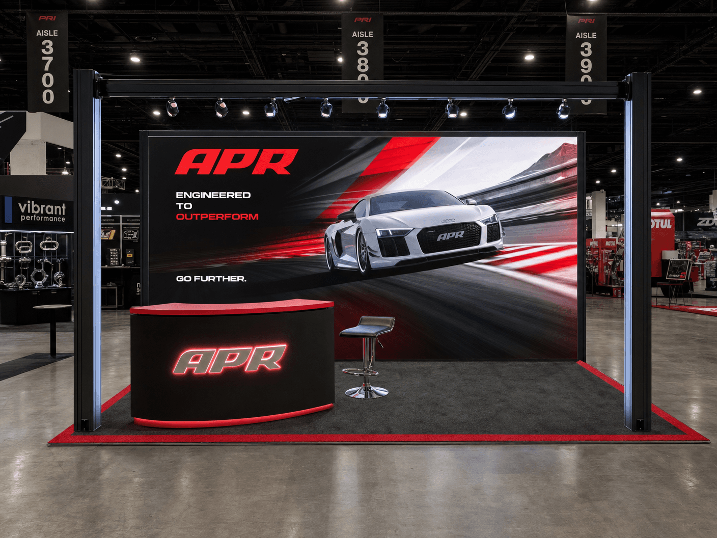 10x20 LED Exhibit Rental for IMTS Boston