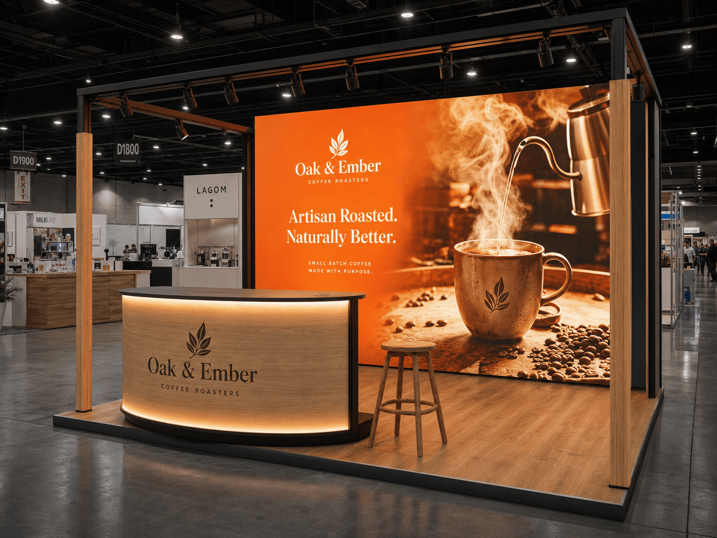Cloud Computing Conference 10x20 LED Trade Show Exhibit – Technology Companies