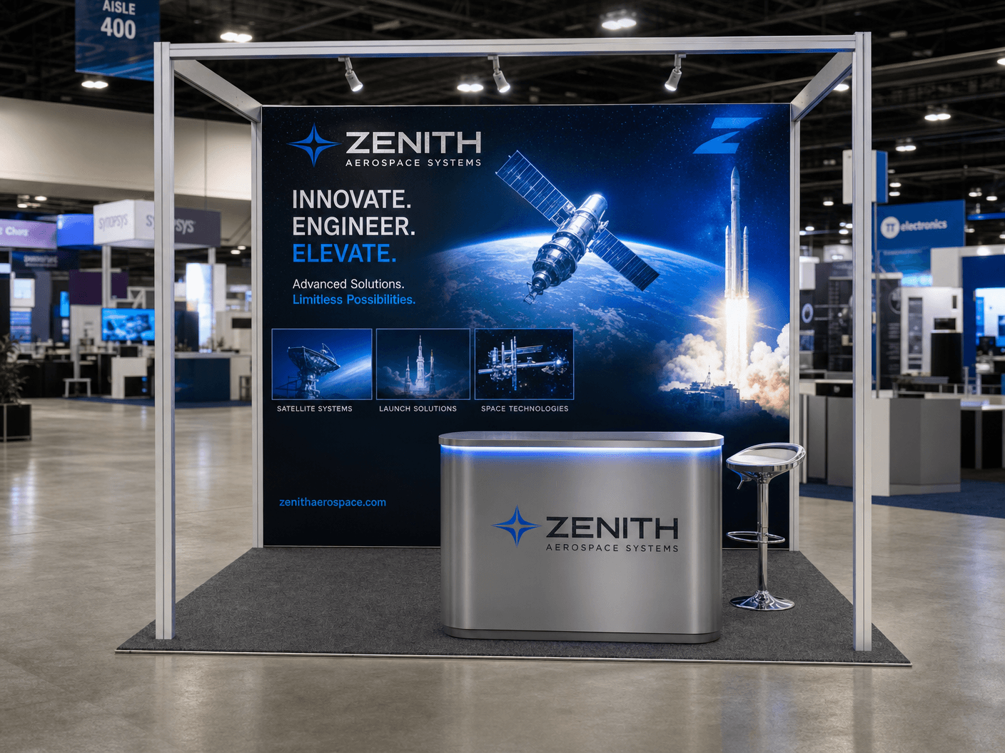 JCK 10x10 LED Video Wall Exhibit – Retail Companies