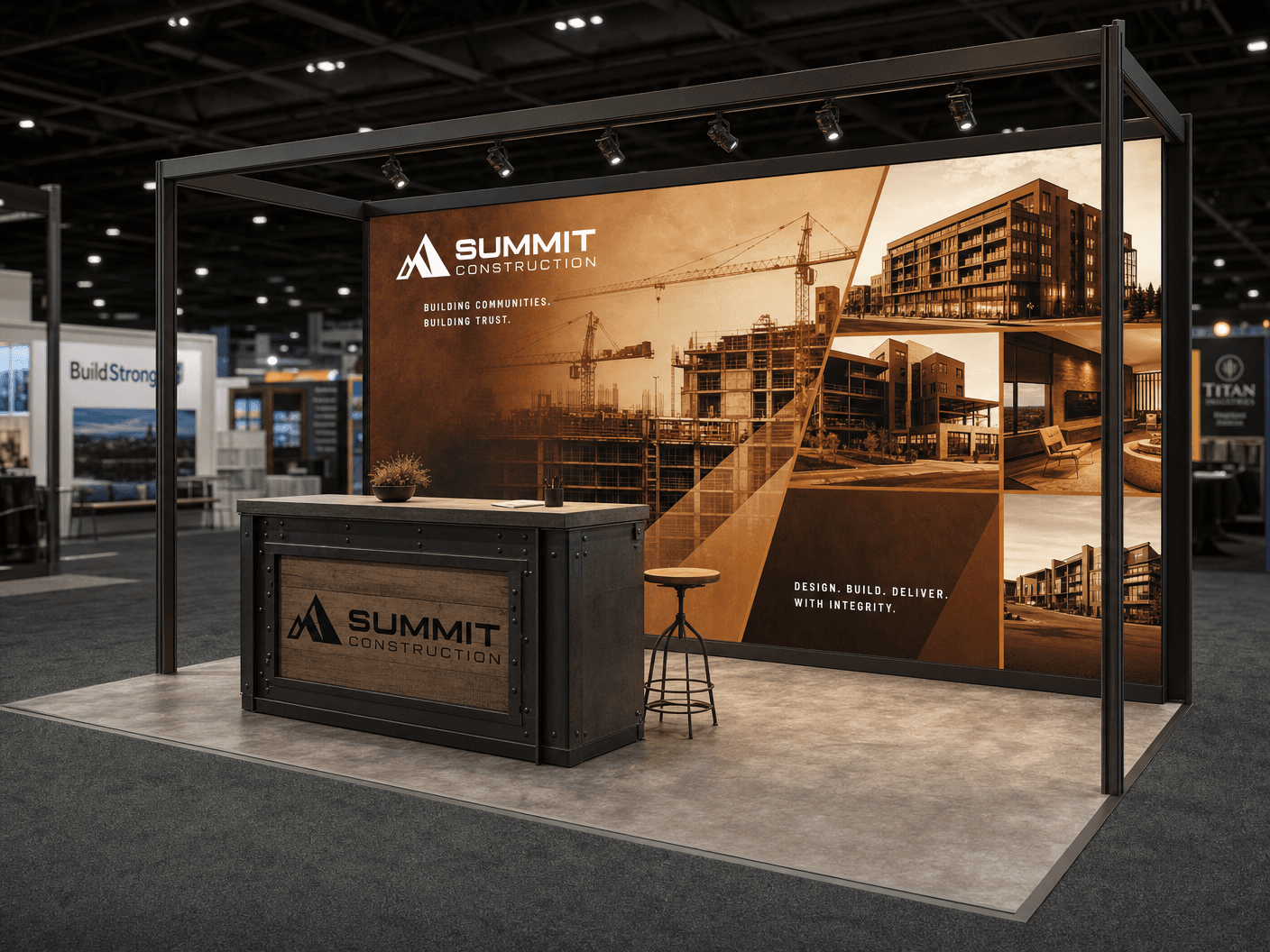 SEMA Show 10x20 LED Video Wall Exhibit – Automotive Companies
