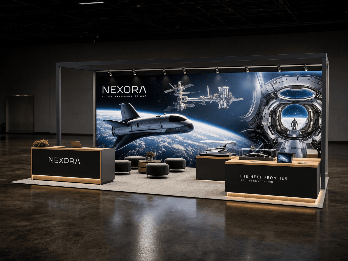 World of Concrete 10x30 LED Video Wall Exhibit – Construction Companies