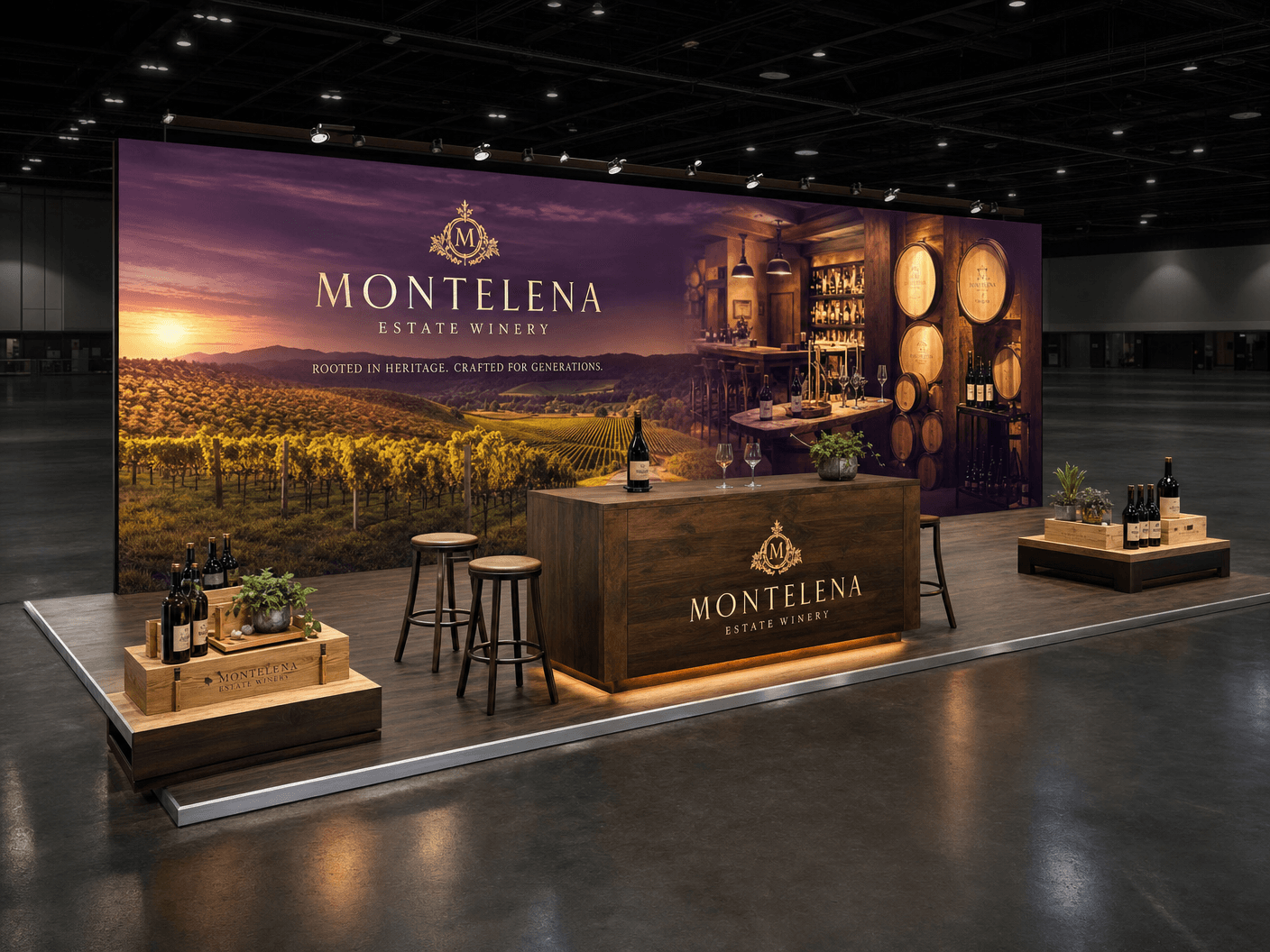 10x20 LED Exhibit Rental for SHOT Show Atlanta