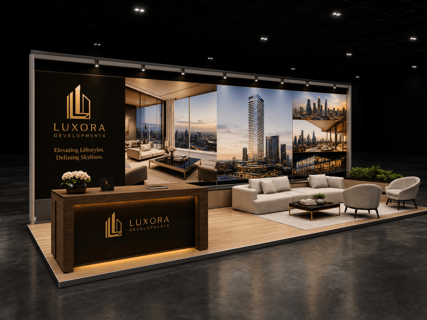 10x30 LED Trade Show Exhibit for OTC in Miami