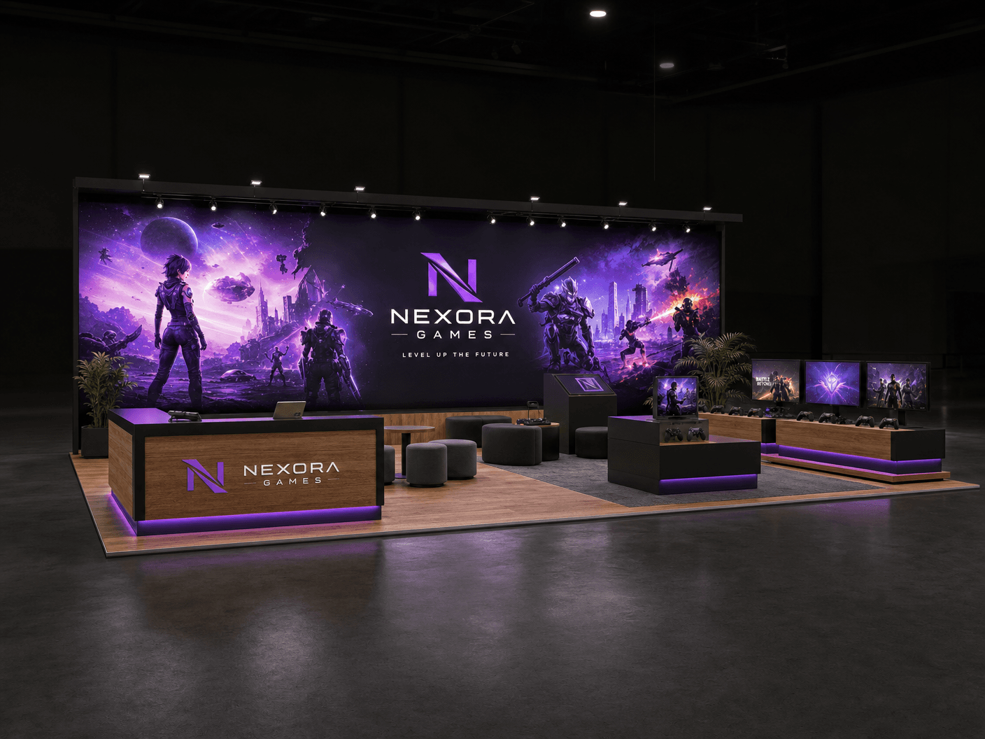 Finovate 10x40 LED Video Wall Exhibit – Finance Companies